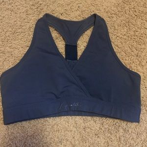 SOLD— Alphalete Night Sky Surface Wrap Sports Bra